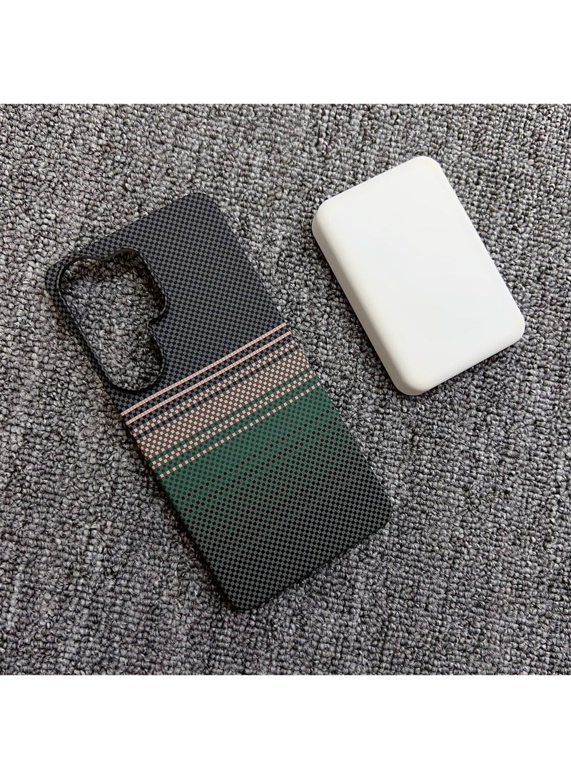 Adando Compatible with Samsung Galaxy S26 Ultra Case, Ultra-Thin and Lightweight, Semi-Enclosed Frameless, Slim Carbon Fiber, Case for Samsung S26 Ultra Shockproof Strong Magnetic Cover, Wireless Charging (Green) - Image 2